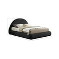 thumbnail image 3 of Meridian Furniture Rudy Black Teddy Fabric King Bed, 3 of 11