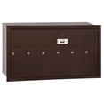 thumbnail image 1 of Buzón vertical de 6 puertas Salsbury 4B+ para USPS Access Bronze, 1 of 1