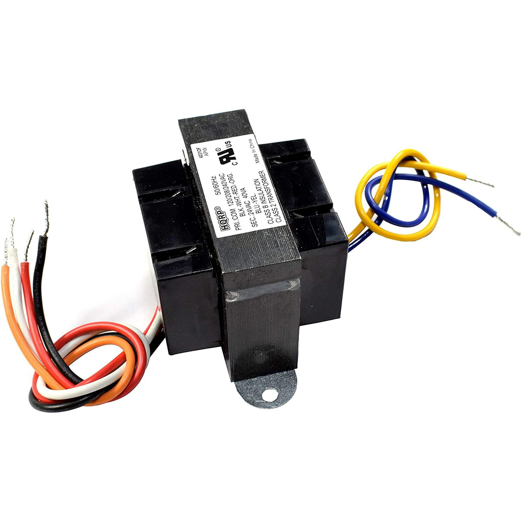 HQRP Control Transformer 40VA, Primary 120, 208, 240V Secondary 24V, HVAC  Furnace Multi Tap Power Supply Adapter C(UR) US Certified - Walmart.com