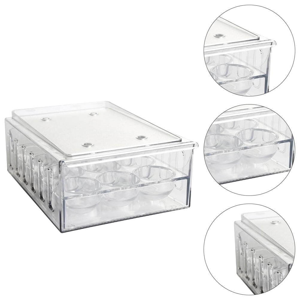 WRISTBIQUE Kitchen Organization Egg Tray 1Pack 8.7x6.8in