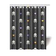 thumbnail image 1 of Cortina de Ducha Impermeable ABPHQTO Corazones y Calaveras 160x180 cm, 1 of 2
