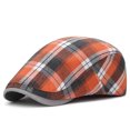 thumbnail image 2 of SGFCWSX Men's Hats,Winter Thick Knit Check Outdoor Cap Orange Free Size, 2 of 3