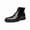 Black, variant on Men's Wingtip Brogue Ankle Boots, Lace-Up Formal Leather Boots for Business Casual, with Brogue Detailing for All Seasons