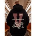 thumbnail image 3 of Sudadera con capucha y estampado de letras gráficas de ángel de otoño para hombre, sudaderas de gran tamaño estilo hip hop, sudaderas con capucha para hombre Y2K High Street, chándal, 3 of 5