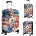 thumbnail image 2 of Patriot Chinese Crested We Will Never Forget Patriotic Remembrance Day Travel Luggage Cover Dog Lover Suitcase Dust Protective Decor - 12014, 2 of 5