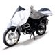 thumbnail image 3 of Cubierta impermeable para motocicleta para todas las estaciones, negra, se adapta a motores de hasta 92.5" (grandes y con orificios para candados), 3 of 5