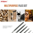 thumbnail image 6 of Hi-Spec 6pc Metal Small Needle Hand File Tool Set Kit. Fine Micro Steel Files. Flat, Half, Round & Triangle for Crafts, Metal & Wood Work., 6 of 8