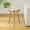BrownWalnut, variant on Round End Table - Mid-Century Modern Side Table for Small Spaces