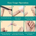 thumbnail image 6 of 420 PCS Tapered Square Nail Tips, Clear Nail Tips for Acrylic Nails Professional, Half Cover Extra Long False Nail Tips Fake Artificial Nail Extension French Nails for Nail Salon Home DIY,12 Sizes, 6 of 6