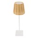thumbnail image 4 of Lámpara De Mesa Tejida, PC Rattan LED 3 Control De Color Táctil Luz Nocturna Recargable Para La Sala De Estar De La Sala De Estar, Ideal Con Batería De 1800 MAh, 4 of 7