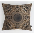 thumbnail image 2 of Ada Home Decor Gold Geometric Contemporary Pillow, 2 of 6