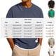 thumbnail image 2 of Ceisia Men's Loose Fit Fake Two-Piece T-shirt Waffle Knit Short Sleeve Round Neck Casual Daily Summer Fall Tee Tops White XXXL Gifts, 2 of 8