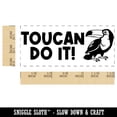 thumbnail image 2 of Toucan You Can Do It Teacher Student School Self-Inking Rubber Stamp Ink Stamper - Pink Ink - Small 1-1/2 Inch, 2 of 7