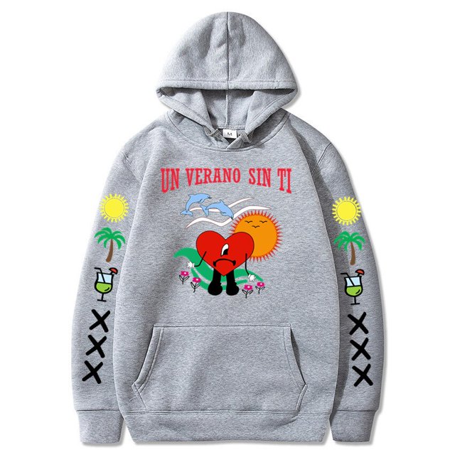 Sudaderas con capucha Anuel AA Real Hasta La Muerte para hombres, sudaderas con estampado, ropa de calle, suéter suelto de rapero, Tops casuales con capucha Unisex, otoño xuanjing unisex