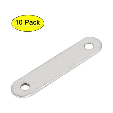 Uxcell 38mm x 8mm Metal Straight Corner Brackets Flat Mending Repair Plates 10Pcs