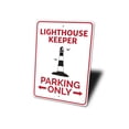 thumbnail image 4 of Lighthouse Parking Novelty Sign, Metal Wall Decor - 10x14 inches, 4 of 4