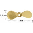 thumbnail image 3 of Lot de 100 Grandes Pales d'Hélice Topwater Accessoire Rotation Surface Personnalisée Pièces d'Appât en Bois, 3 of 6