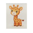 thumbnail image 4 of Cute Giraffe Curtains Black Out Curtains for Sliding Glass Doors Bedroom Living Room Bathroom 2 Panels Set, 4 of 5