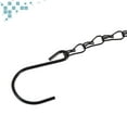 thumbnail image 6 of Uxcell 120cm Extension Link Adjustable Double S Shaped Hooks Hanging Chains Black 2 Pack, 6 of 6