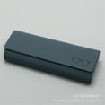 thumbnail image 1 of Retro pattern handmade glasses box leather retro anti-compression myopia optical presbyopia storage box, 1 of 4