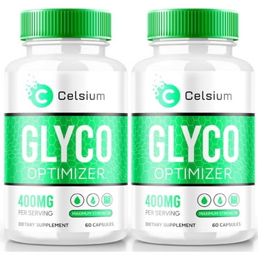 (2 Pack) Celsium Glyco Optimizer, Maximum Strength Blood Flow Support, All-Natural Capsules to Maintain Stable Levels, Herbal plus Vitamins Formula for Overall Health, Official Reviews (120 Capsules)