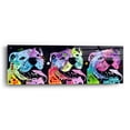 thumbnail image 2 of Epic Art '3 Bulldogs' by Dean Russo, Acrylic Glass Wall Art, 48"x16", 2 of 8