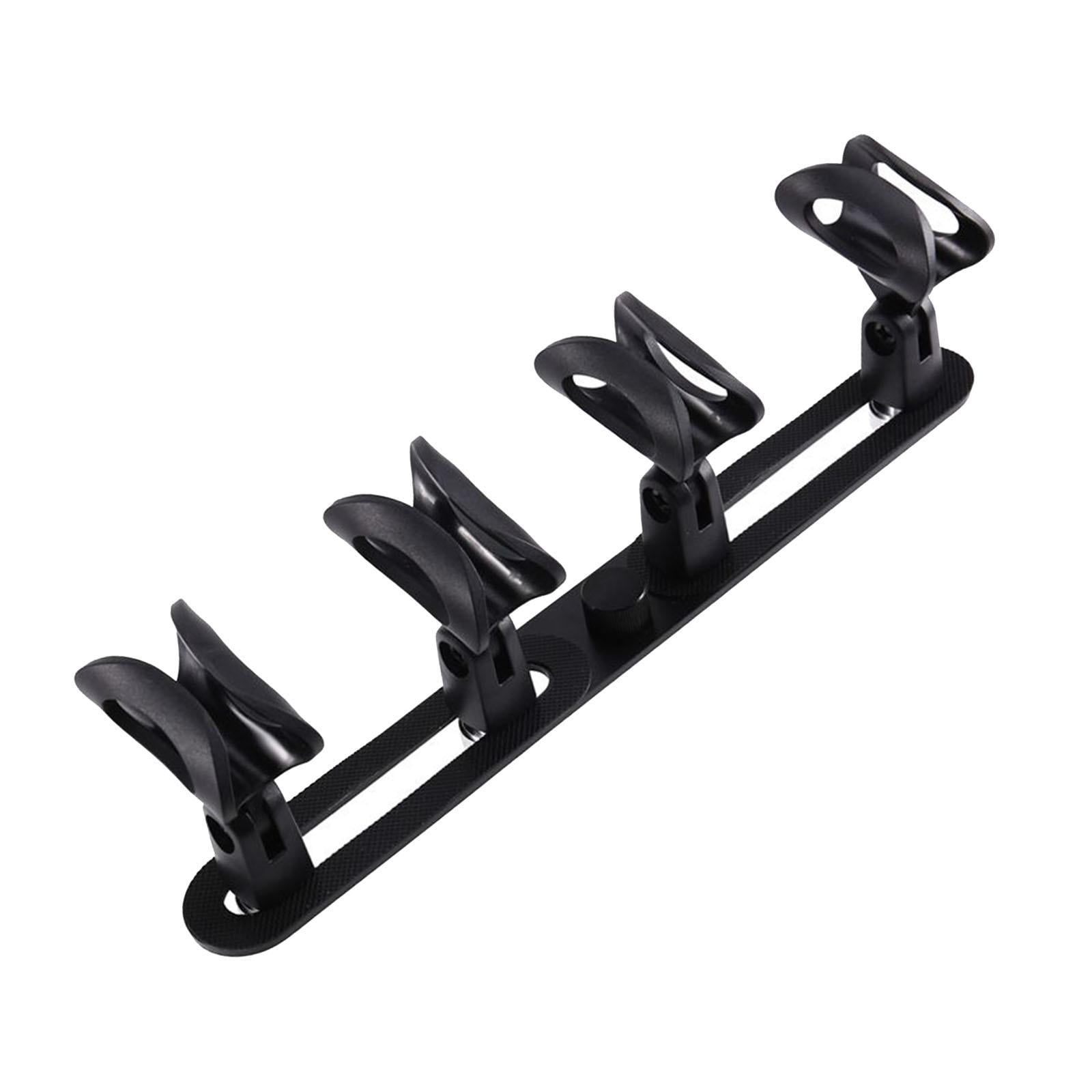 LeeQinersw Stereo Array Spacing Bar Microphone Holder Microphone Stand for Speech Choir 4 Clips