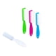 thumbnail image 1 of 4 Pcs Handle Grip Nail Brush, Hand Fingernail Cleaner Brush Manicure Tools Scrub Cleaning Brushes Kit for Toes and Nails (Random Colors), 1 of 5