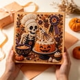 thumbnail image 5 of Halloween Pearl Art Kit, Cute Ghost 3D Diamond Art DIY Craft Kit with Resin Pearls, Halloween Wall Decor Painting for Beginners, Fall Home Decoration, Seasonal Party Activity & Handmade Gift, 5 of 6