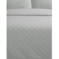 thumbnail image 4 of Edredón Ligero Tipo Colcha Individual Hudson & Main Color Gris Diseño Diamante, 4 of 4
