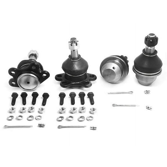 Front Upper and Lower Ball Joint Kit - Compatible with 1995 - 1999 Chevy K2500 Suburban 1996 1997 1998
