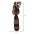 thumbnail image 2 of Juguete para mascotas Design Imports Raccoon Plush Squeaker 17 de largo, 2 of 2