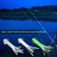 thumbnail image 2 of Cebo de pulpo suave de Pvc, 2 uds., 10,5 cm/8,5g, realista, reutilizable, noctilucencia, cebo de pulpo falso, accesorio de pesca, 2 of 5