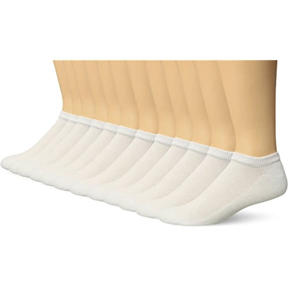 Mens Active Cool No Show Socks (48-Pack) 6-12 US Shoe Size/10-13 US Sock Size