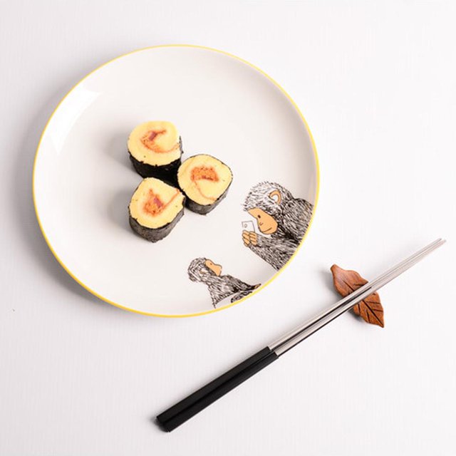 Palillos reutilizables, palillos de metal de acero inoxidable, cubiertos, cubiertos, utensilios de cocina, accesorios para cocina, plateado, 9.5 pulga Negro astilla Macarena Palillos