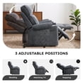 thumbnail image 2 of Bonzy Home Electric Power Recliner Chair, USB Ports, Cup Holders, Home Theater Seating, 2 of 8