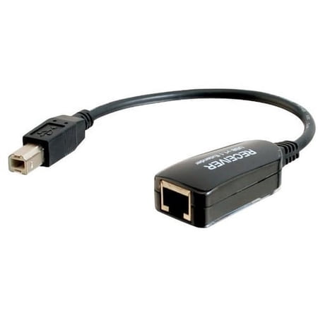 UPC: 0757120293538 | C2G 29353 Black 1-Port USB Superbooster Dongle RJ45 Female to USB B Male – Receiver