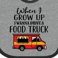thumbnail image 4 of Inktastic Future Food Truck Driver Boys or Girls Baby Bib, 4 of 4
