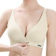 thumbnail image 2 of Gymayou Women Front Closure Seamless Bra Adjustable Strap Comfort U Back Bra Size M, 2 of 5