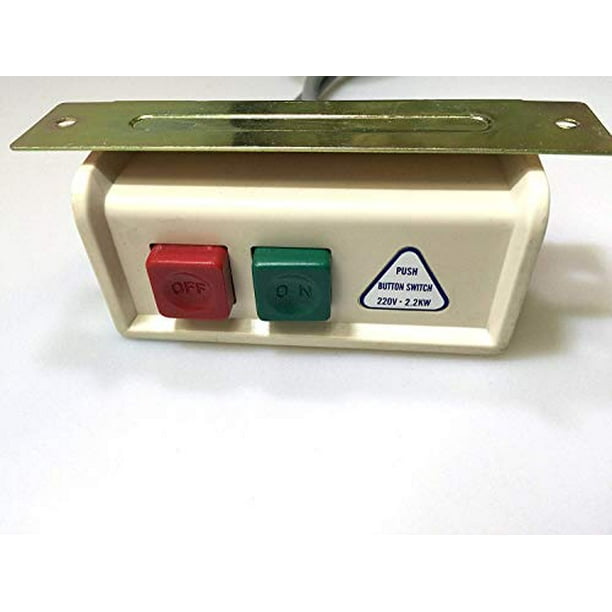 On/off Power Switch Box with Cord for Industrial Sewing Machines 110
