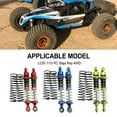 thumbnail image 4 of ZheElen RCGOFOLLOW Aluminum Alloy Smooth Front Rear Shock Absorber Wear-resistant Rc Front Rear Shock Absorber For 1/10 LOSI Baja Rey 4WD Red, 4 of 6