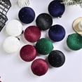 thumbnail image 4 of Billuyoard Terciopelo de plástico para una decoración exquisita, flocado, irrompible, decorativo, para bolas de adornos navideños. Kits de decoración para fiestas negro, 4 of 5