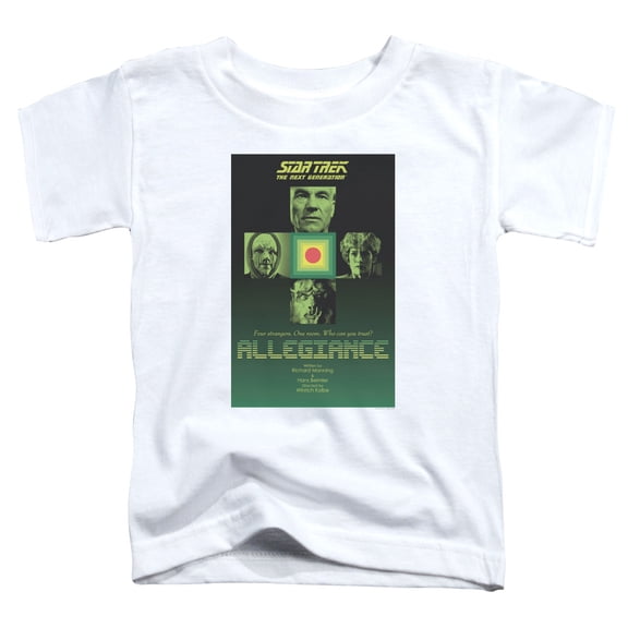 Star Trek - Tng Season 3 Episode 18 - Toddler Short Sleeve Shirt - 4T