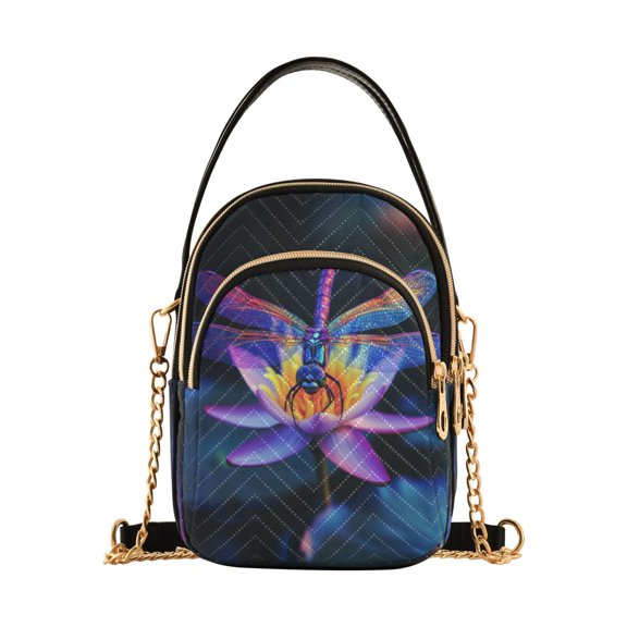 DIXRUYEE Cross Body Fashion Shoulder Waist Purse Bags Vibrant Flutter Pocket Handbags