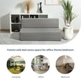 thumbnail image 5 of MAXYOYO 6 inch Floor Sofa Bed Couch Memory Foam Folding Mattress,Convertible Sleeping Mattress Guest Bed Lounger with Luxury Washable & Removable Cover,Twin, 5 of 8