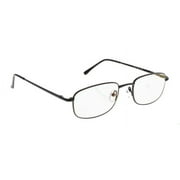 Computer Glasses with Clear Poly Double Sided Anti-reflective Coating, Scratch and UV - Sturdy Metal Frame - 51-19-140