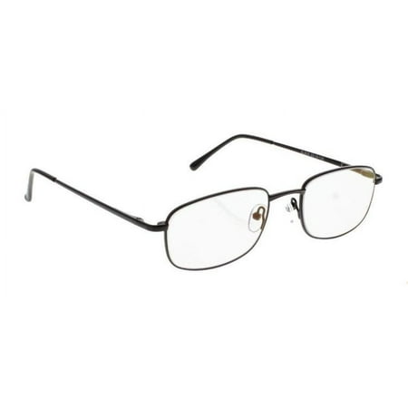 Computer Glasses with Clear Poly Double Sided Anti-reflective Coating, Scratch and UV - Sturdy Metal Frame - 51-19-140