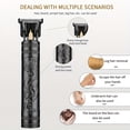 thumbnail image 4 of HLONK USB Rechargeable Multi-Function Professional Hair Clipper with 4 Interchangeable Combs – Ideal for Men‘S Grooming  Shaving & Hairdressing – Perfect Father‘S Day Gift  Portable E, 4 of 5