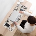 thumbnail image 3 of Long Mouse Pads for Desk,Boho Brown and Black Ethnic Pattern Desk Mats on Top Of Desks, Desk Mouse Pad Extra Large with 3mm Non-Slip Base and Stitched Edge for Gaming,Office,Work,Home 31.5"x11.8", 3 of 6