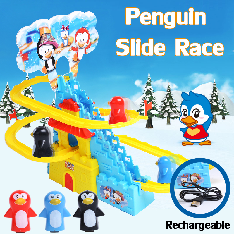 penguin race slide